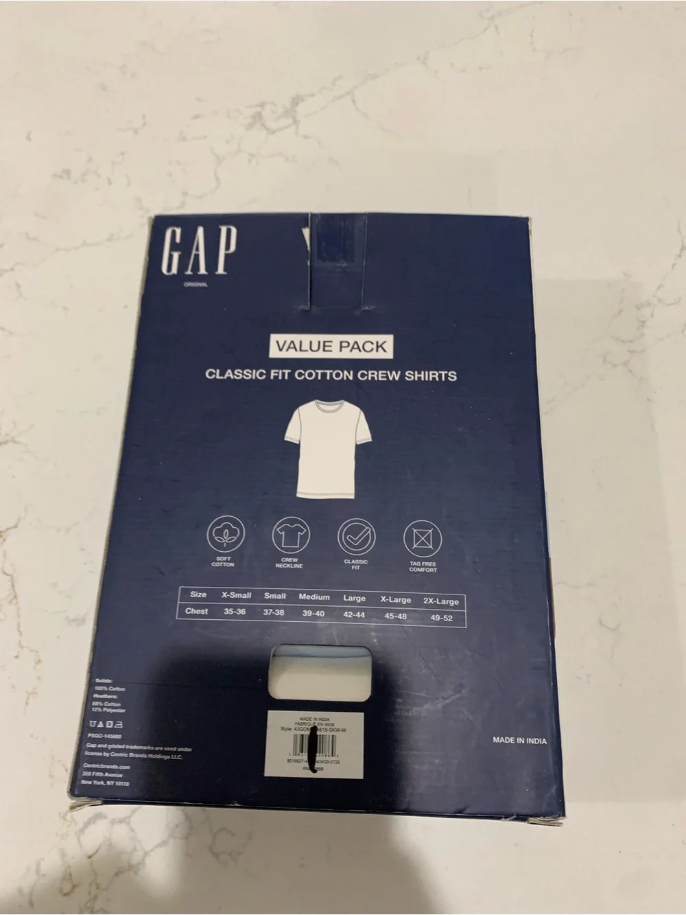 GAP Men 4 Pack BOXED Cotton Ribbed Tanks Size M
